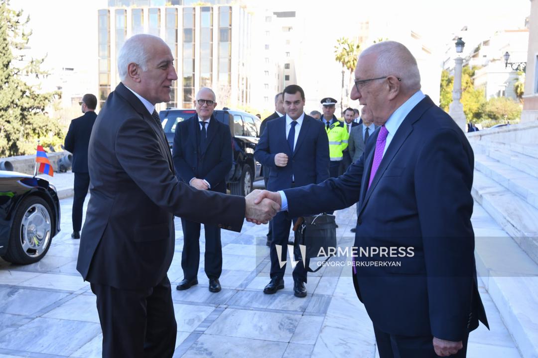 Մեկնարկել է ՀՀ նախագահի ու Հունաստանի խորհրդարանի նախագահի հանդիպումը