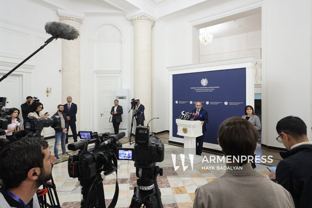 Briefing du Premier ministre arménien Nikol Pashinyan : EN DIRECT