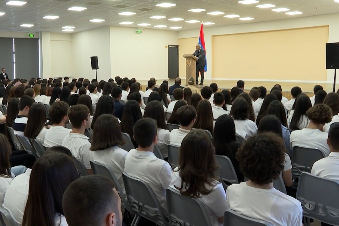 PM Pashinyan's speech at the newly built Karen Demirchyan High School No. 139 in Yerevan