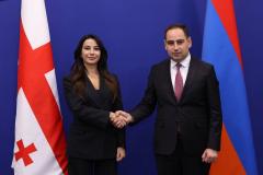 Խուդաթյանն ու Կվրիվիշվիլին քննարկել են էներգետիկ և տրանսպորտի ոլորտներում ՀՀ-ի և Վրաստանի միջև օրակարագային հարցեր
