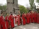 The Holy Liturgy chanted at the Mother See of Holy Etchmiadzin for the repose of souls of victims of Armenian Genocide