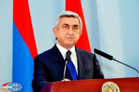 Серж Саргсян принял отставку правительства и выразил благодарность членам исполнительной власти