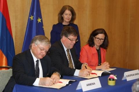 Readmission Agreement signed between Armenia and EU