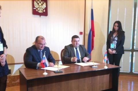 Armenpress and ITAR-TASS signed agreement