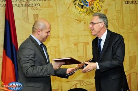 French lycée to be opened in Yerevan school No 119