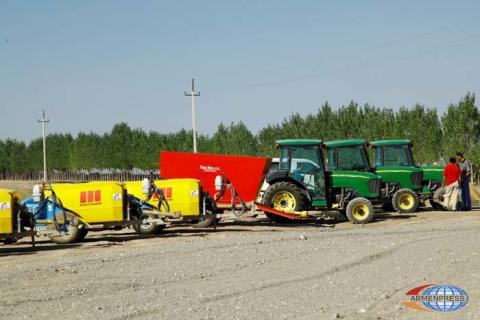 National Center for SMED imports 100 Belarusian tractors to Armenia