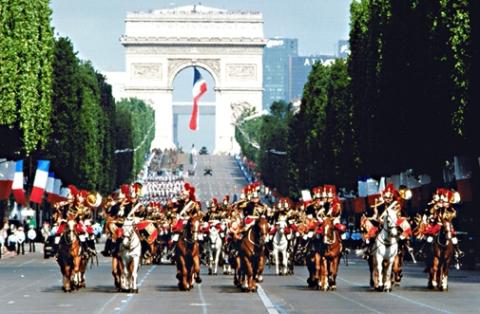 14th July Bastille Day Military Parade in Paris