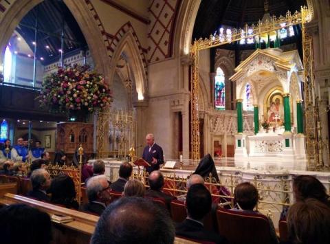 Prince Charles visits London's Armenian Church