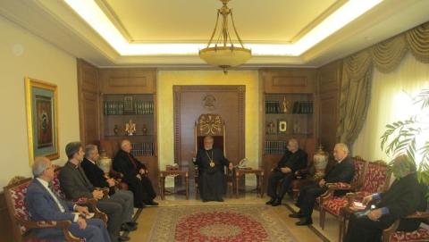 Արամ Առաջինը հյուրընկալել է Միջին Արևելքի քրիստոնյա համայնքների վարչության պատվիրակությունը