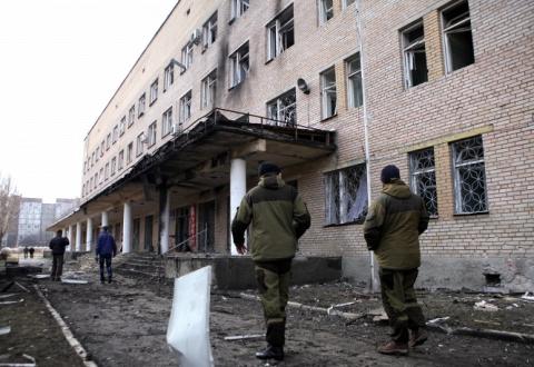 В результате обстрела горбольницы Донецка погибли пять человек