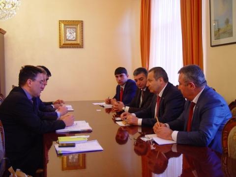 Gegharkunik Province Governor Rafik Grigoryan receives EU Delegation representatives