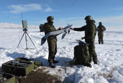 Разведчики ЮВО в Армении совершили 100 км марш под наблюдением беспилотников