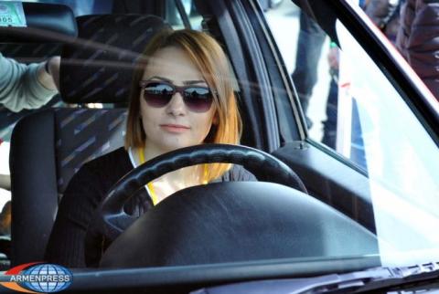 Women are more watchful behind the wheel: 41227 female drivers in Armenia