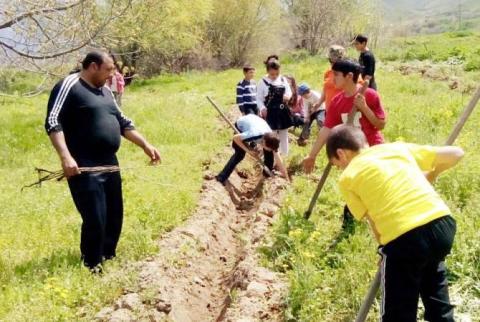 Քաշաթաղում գարնանացանը մոտենում է ավարտին