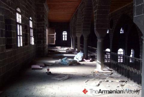 St. Kirakos Armenian Church of Diyarbakir desecrated
