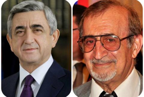 ՀՀ Նախագահը շնորհավորական ուղերձ է հղել Ռաֆայել Քոթանջյանին՝ ծննդյան 75-րդ տարեդարձի առթիվ