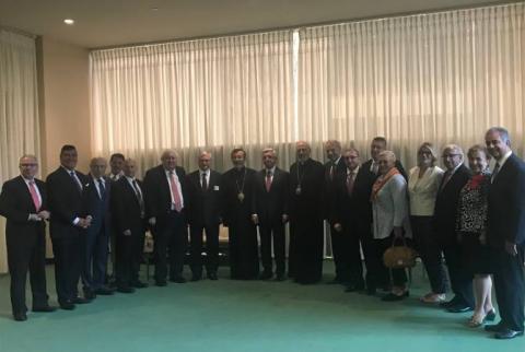ՀՀ Նախագահը հանդիպել է ԱՄՆ հայ համայնքային կառույցների ներկայացուցիչների և եկեղեցական թեմերի առաջնորդների հետ