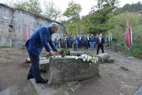 Նախագահ Սարգսյանը մասնակցել է Սյունիքում առաջին անգամ անցկացվող Սպարապետի օրվան նվիրված միջոցառումներին