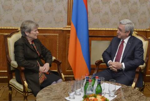 Նախագահն ընդունել է ՆԱՏՕ-ի Գլխավոր քարտուղարի տեղակալ Ռոուզ Գոթեմյոլերին