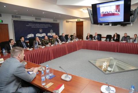 US Air Force’s AWC delegation visits National Defense Research University of Armenia