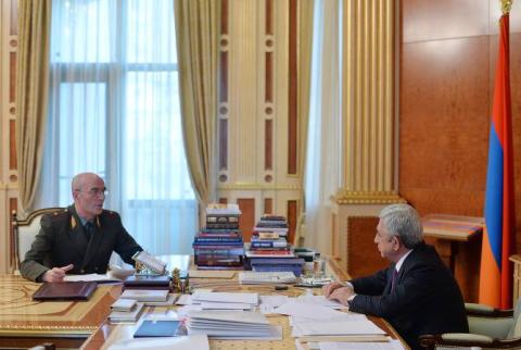 Նախագահին քրեակատարողական վարչության պետը զեկուցել է ոլորտում 2017թ. իրականացված աշխատանքների և 2018թ. նախանշված ծրագրերի մասին