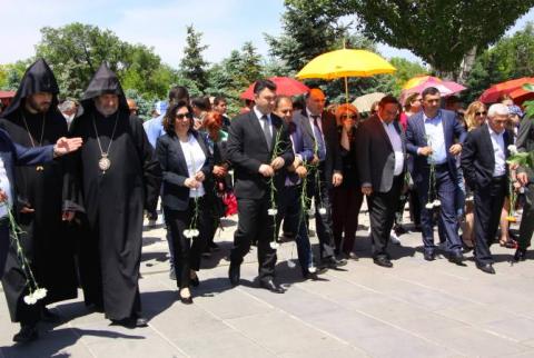 Ծիծեռնակաբերդում հարգանքի տուրք մատուցեցին Պոնտոսի հույների ցեղասպանության զոհերի հիշատակին