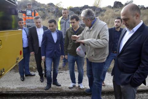 Հակոբ Արշակյանը շրջայց է կատարել վերանորոգվող ճանապարհահատվածներում