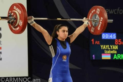 Weightlifter Izabella Yaylyan ranked 9th in ongoing IWF World Championship
