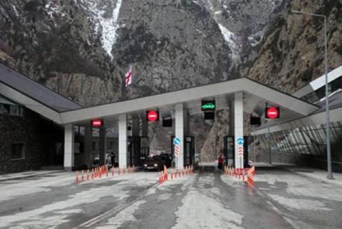 Ստեփանծմինդա – Լարս ավտոճանապարհը փակ է տրանսպորտային բոլոր միջոցների համար