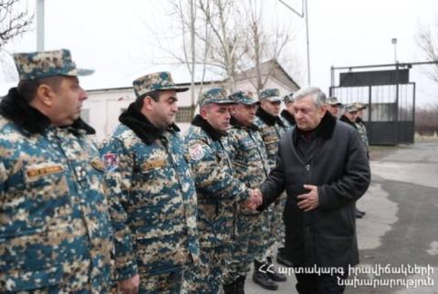 ՀՀ ԱԻ նախարարի պաշտոնակատարն այցելել է Լուսակերտի ուսումնական և Հայ-ռուսական մարդասիրական աջակցության կենտրոններ