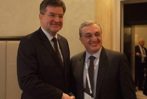 Զոհրաբ Մնացականյանը ԵԱՀԿ գործող նախագահին է ներկայացրել ԼՂ հիմնախնդրի կարգավորման հարցում հայկական կողմի մոտեցումները
