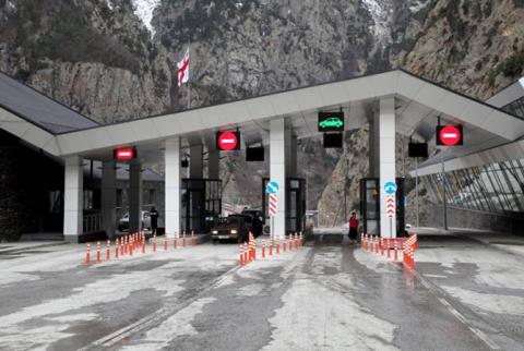 Stepanstminda-Lars highway closed for all types of vehicles