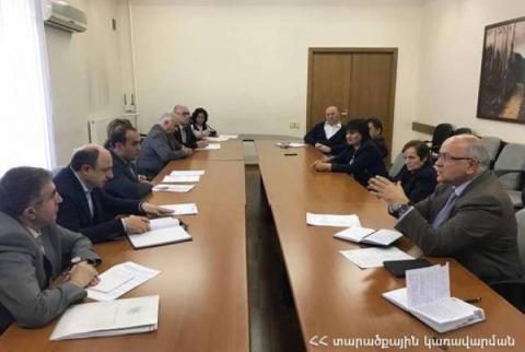 Վաչե Տերտերյանն աշխատանքային խորհրդակցություն է անցկացրել