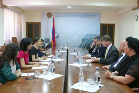 Մանե Ադամյանն ընդունել է գերմանացի պատգամավորների պատվիրակությանը