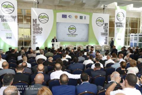 Տավուշում գյուղմթերք արտադրող, վերամշակող ընկերությունները վարչապետ Փաշինյանին ծանոթացնում են արտադրական կարողություններին