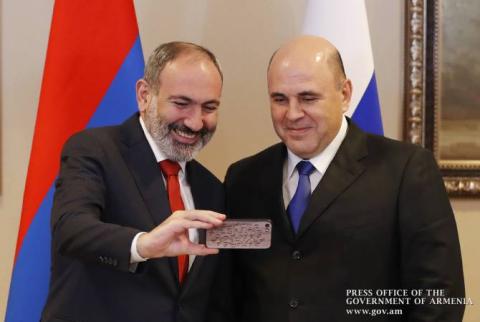 Pashinyan et Michoustine ont discuté des questions à l'ordre du jour des relations bilatérales