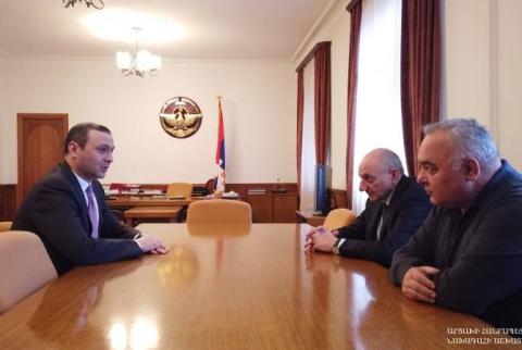 President of Artsakh receives Secretary of Security Council of Armenia