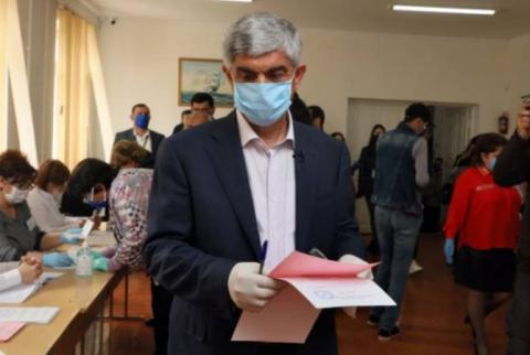 ‘Voted for security of Artsakh’, says presidential candidate Vitaly Balasanyan