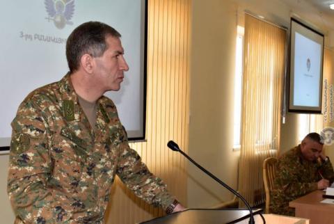 Начальник Генштаба ВС Армении посетил 3-е войсковое объединение