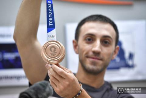 Gymnast Artur Davtyan already takes aim at Paris Olympics