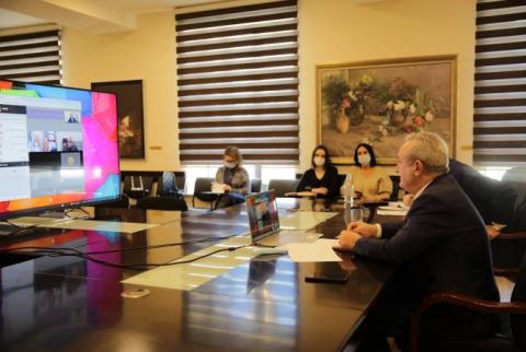 Armenian, Iranian science ministers discuss cooperation