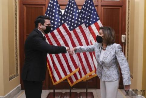 President of Armenian parliament receives letter of thanks from the Speaker of the US House of Representatives