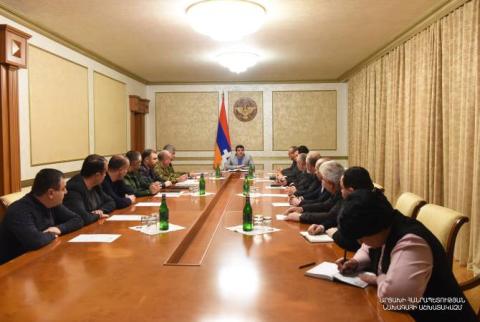 President of Artsakh convenes expanded sitting of the Security Council