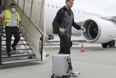 Armenia National Football Team arrives in Oslo