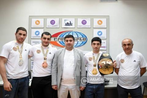 Medallistas armenios en el campeonato europeo de boxeo: “Fue un honor representar a Armenia”