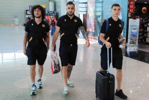 Armenian national football team departs for Scotland