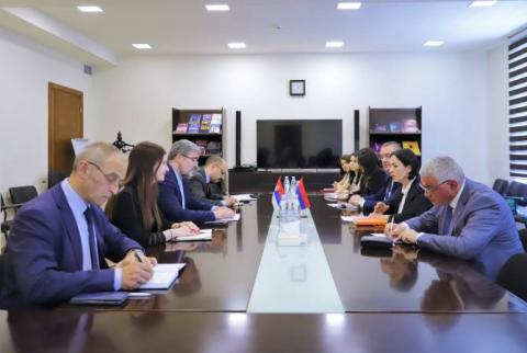 Ժաննա Անդրեասյանն ու Նեմանյա Ստարովիչն անդրադարձել են Սերբիայի համալսարանի հենքի վրա հայագիտական ամբիոնի կամ կենտրոնի ստեղծման հնարավորությանը