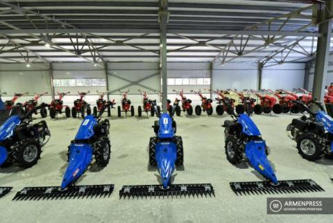 Over 2150 new equipment used by farmers as part of agricultural leasing support program