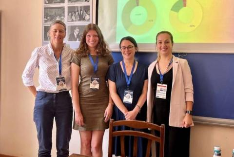 YSU lecturer presented a report on media literacy at ECER 2022