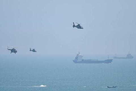 China begins live-fire exercises off Fujian Province